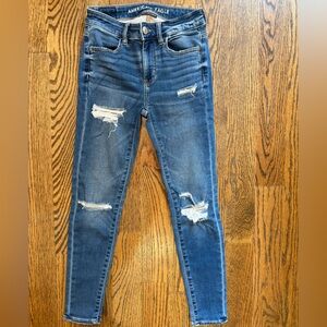 American Eagle Ripped Skinny Jeans